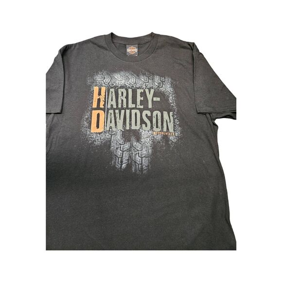 Harley Davidson Men's Tee Shirt SZ L Black - Picture 3 of 9